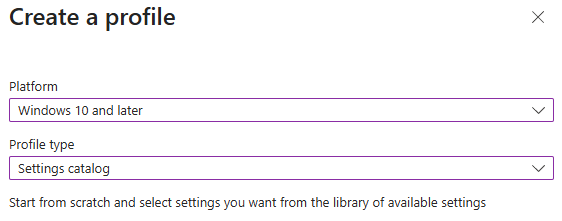 Screenshot of Intune Settings Catalog showing how to remove default Microsoft Store apps and bloatware from Windows 11 25H2 devices